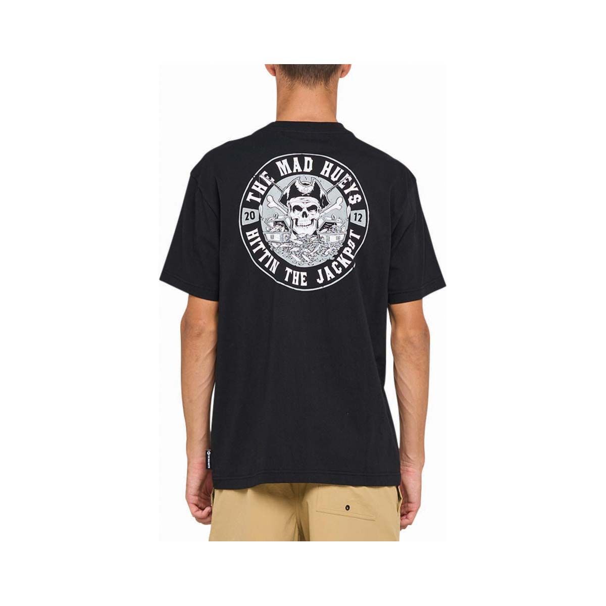 The Mad Hueys Men's Hittin&rsquo; The Jackpot Short Sleeve Tee Black S, Black, bcf_hi-res