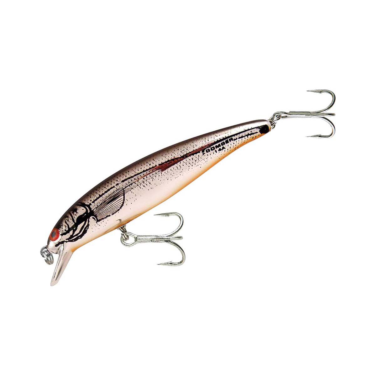 Bomber 14A Hard Body Lure Chrome Black, Chrome Black, bcf_hi-res