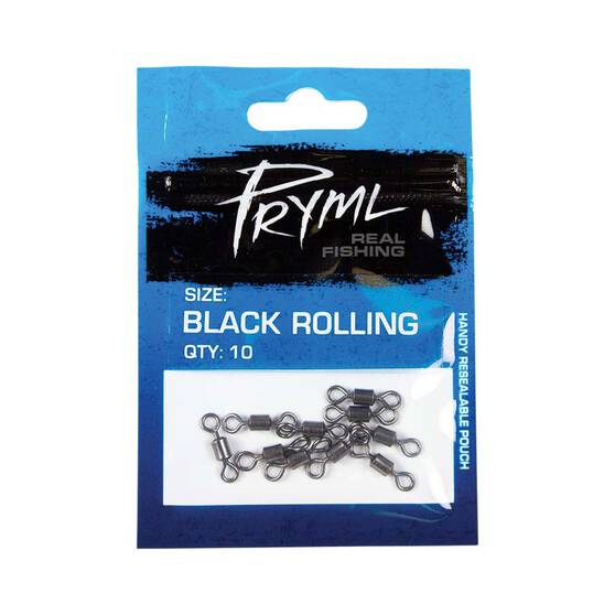 Pryml Black Rolling Swivel 10 Pack, , bcf_hi-res