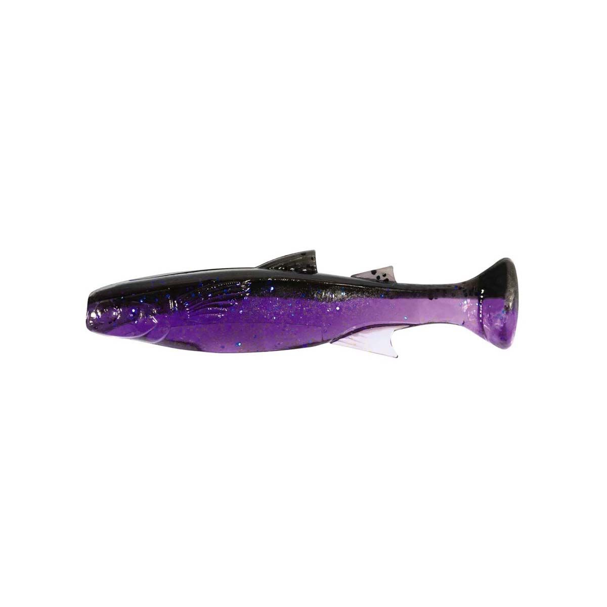 ZMan Mulletron Soft Plastic Lure 4in Purple Demon, Purple Demon, bcf_hi-res