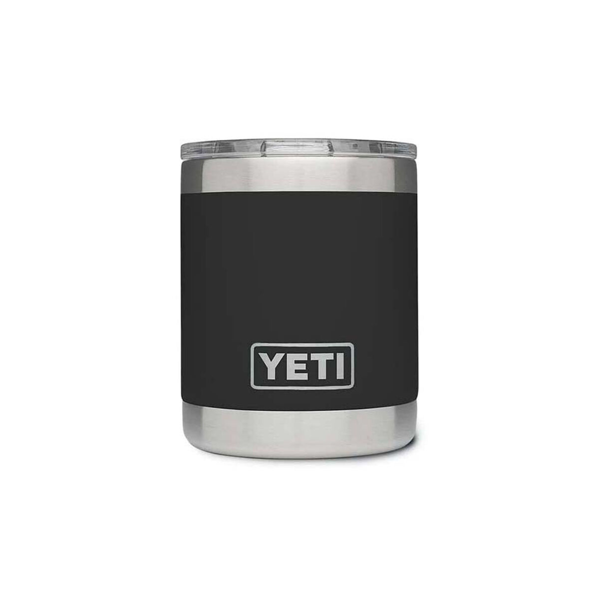 YETI Rambler&reg; Lowball 10 oz (295 ml) with MagSlider&trade; Lid Black, Black, bcf_hi-res