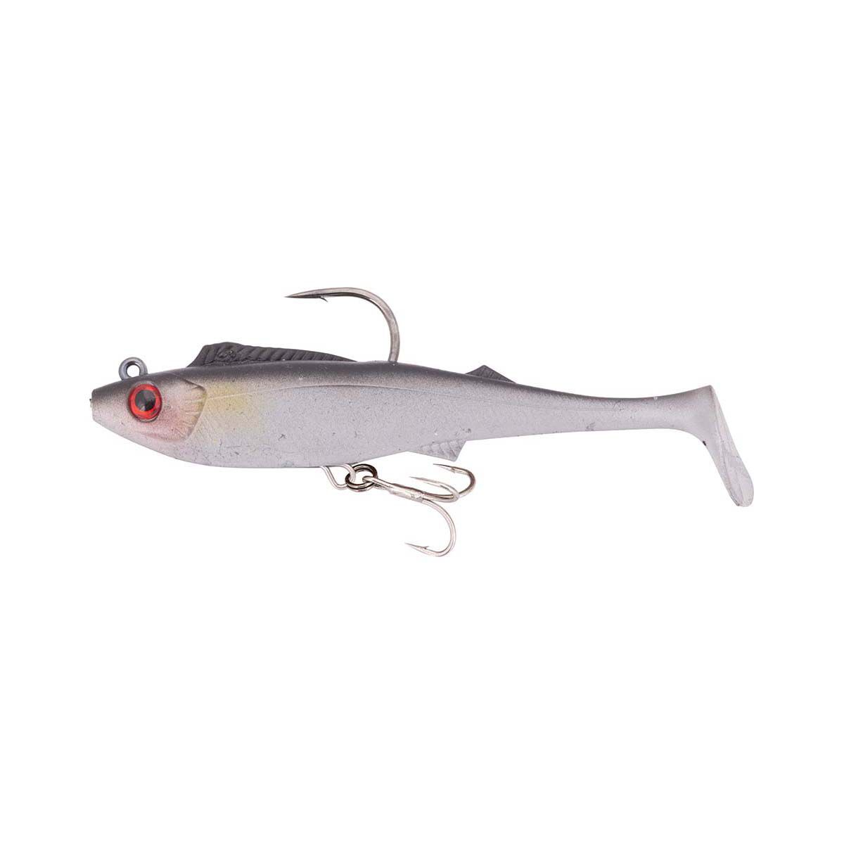 Berkley Shimma Pro-Rig Soft Plastic Lure 4.5in Silver Ghost, Silver Ghost, bcf_hi-res