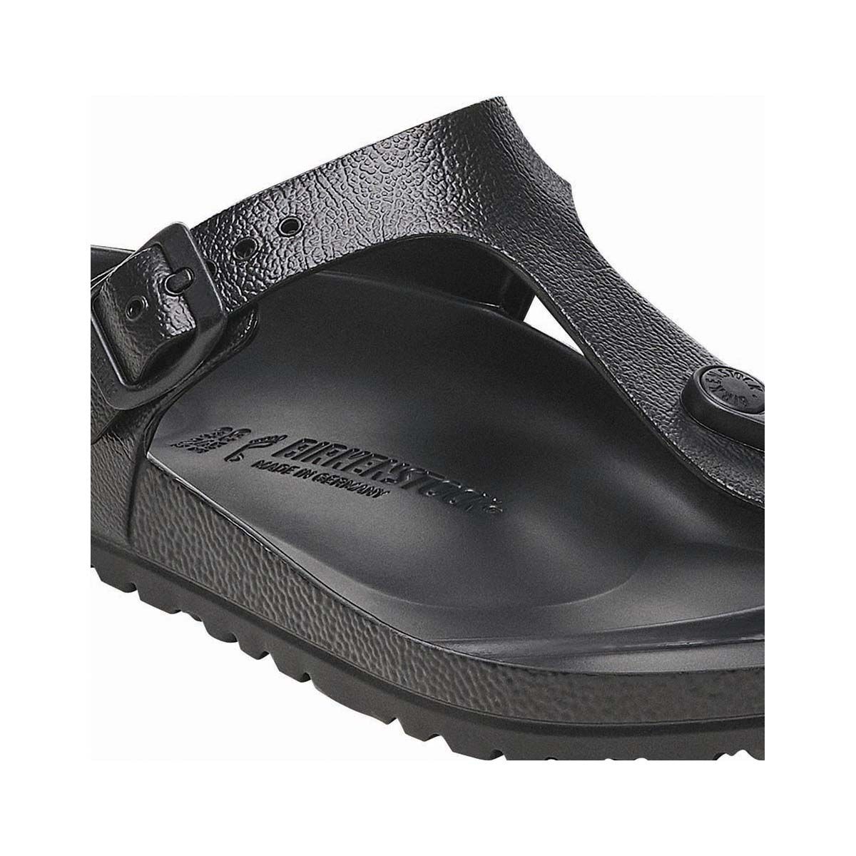 Birkenstock Unisex Gizeh EVA Thongs, Black, bcf_hi-res