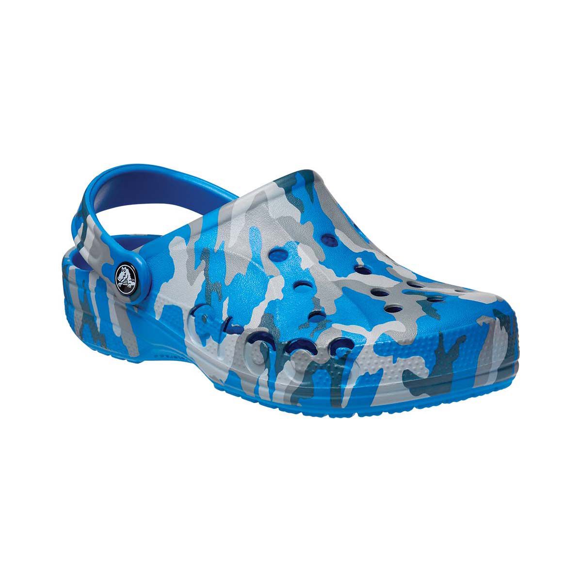 Crocs Unisex Baya Seasonal Printed Clog Cobalt M7 W9