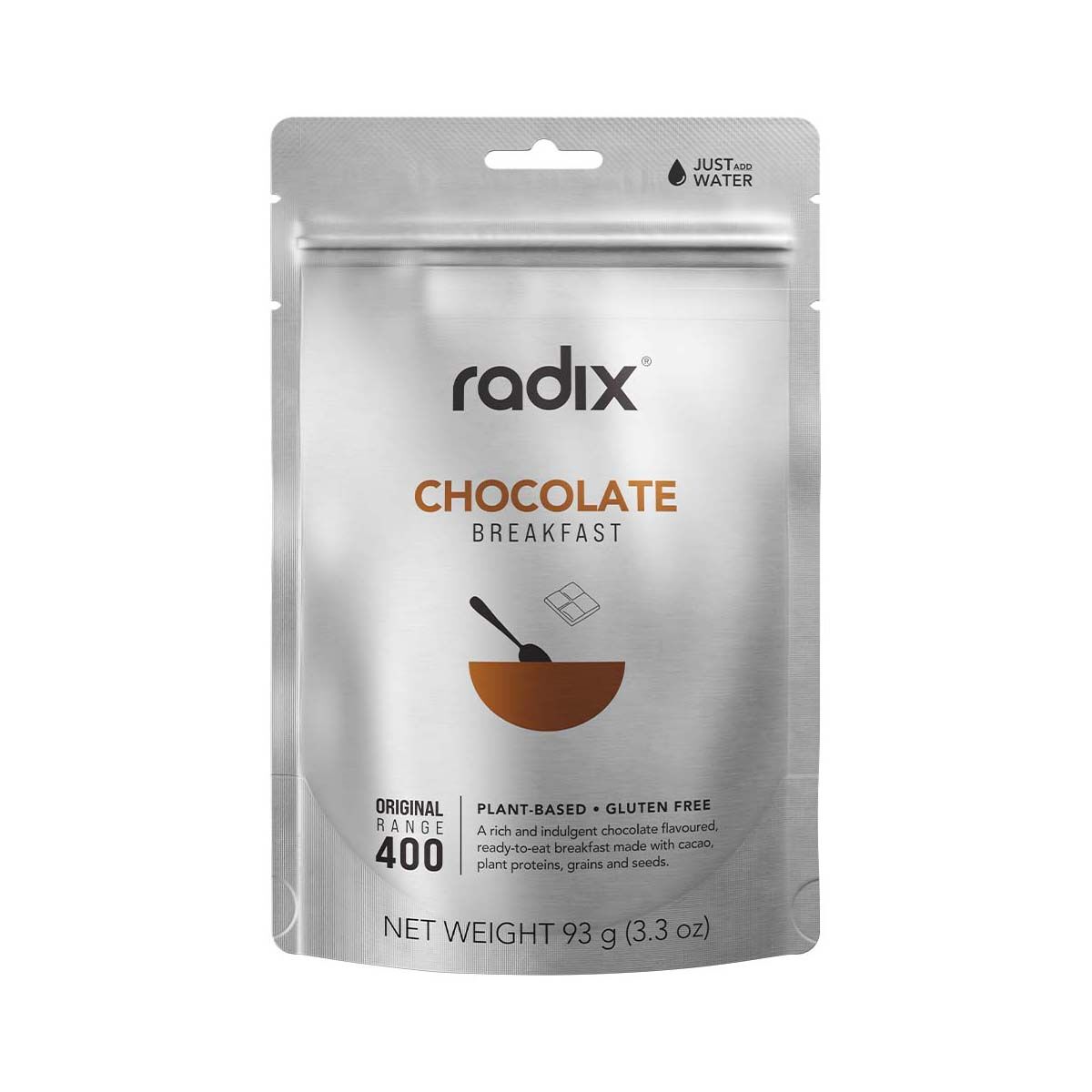 Radix Nutrition Freeze Dried Chocolate Breakfast 400kcal, , bcf_hi-res
