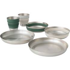 Sea to Summit Detour Collapsible Stainless Steel Dinner Set 2 Person 6 Piece, , bcf_hi-res