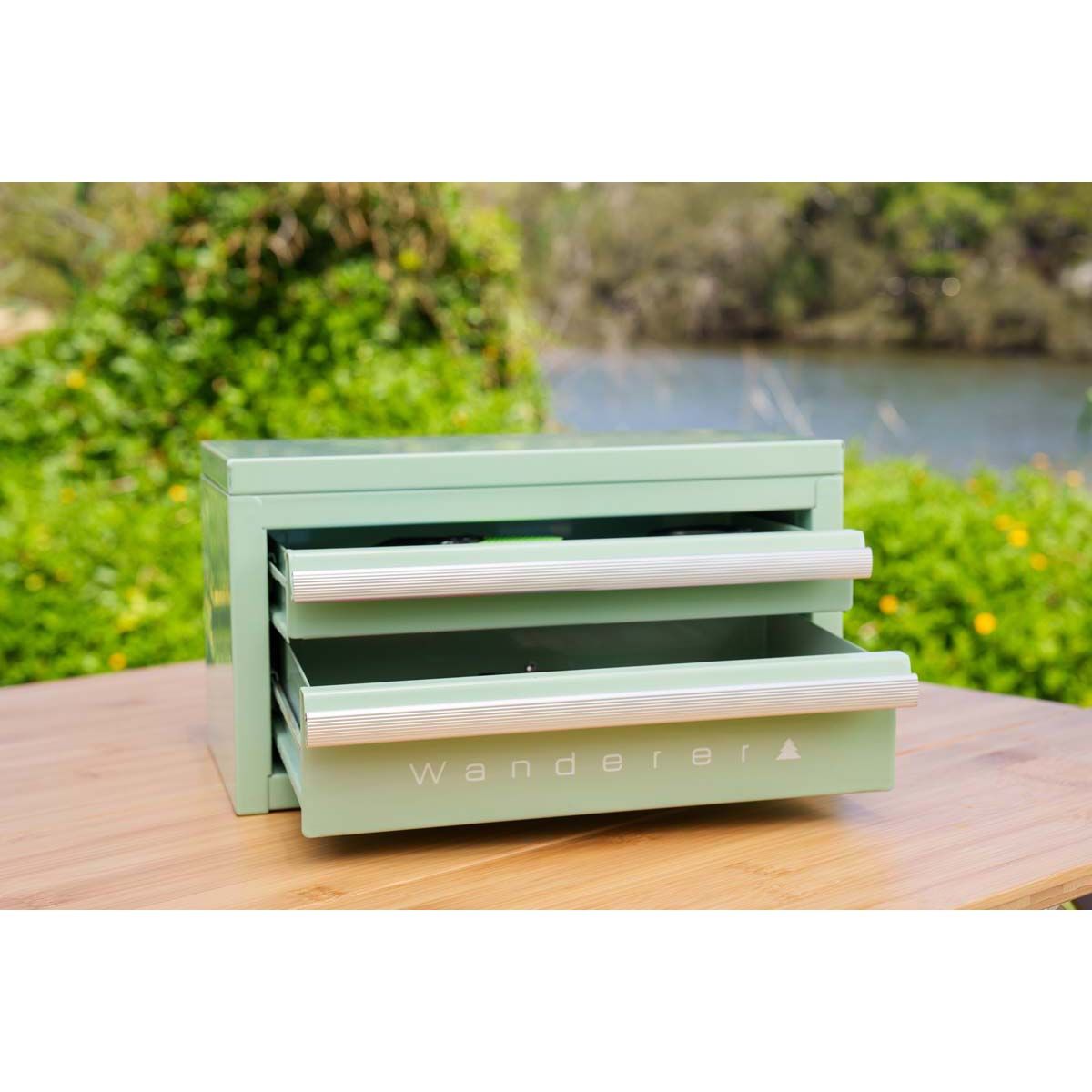 Wanderer Mini Gear Cabinet 2 Drawer Mint, Mint, bcf_hi-res