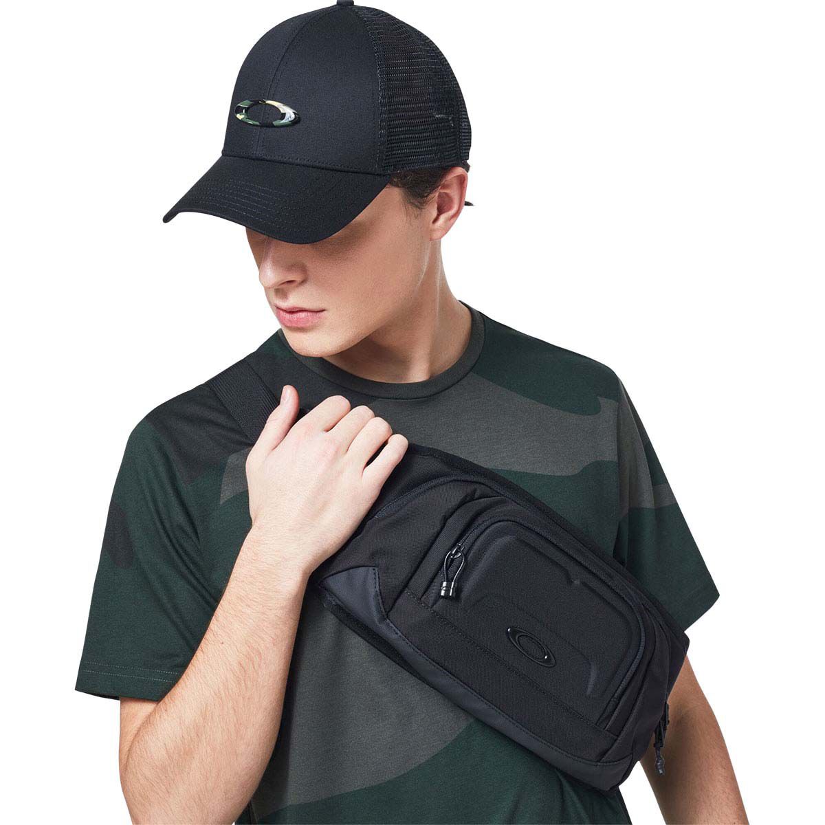 Oakley Unisex Trucker Ellipse Hat Black, Black, bcf_hi-res