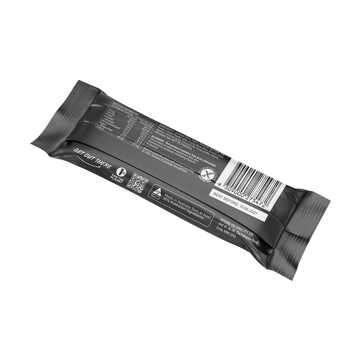 Offgrid Drifters Energy Bar Coconut and Cacao 50g, , bcf_hi-res