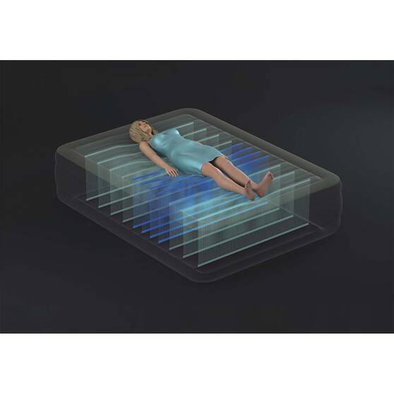 Intex TruAire® Luxury Built-In Pump Queen Air Bed, , bcf_hi-res