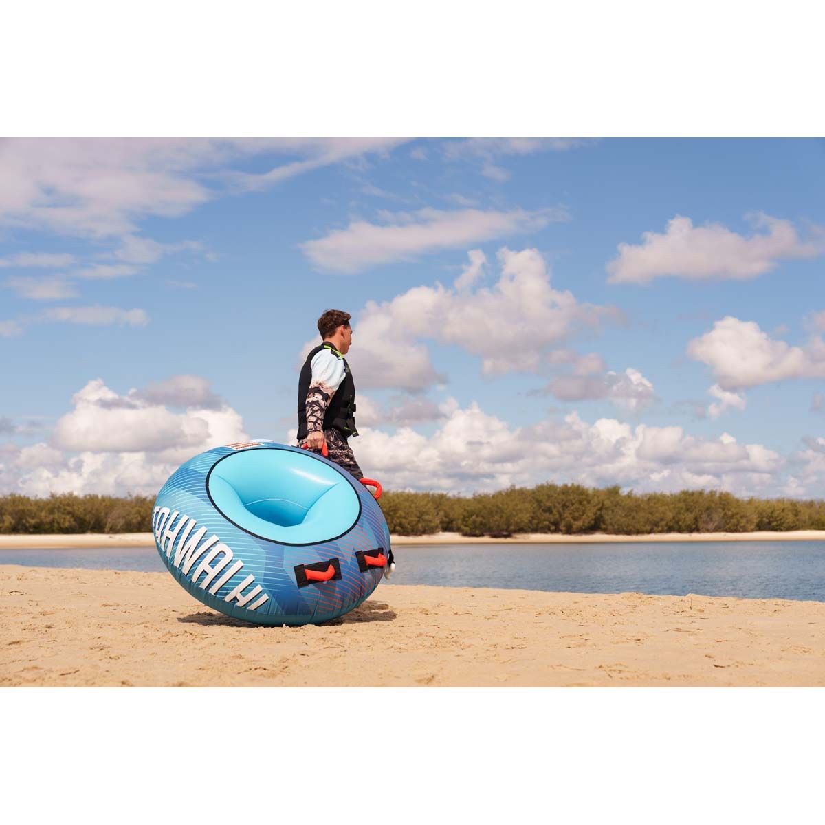 Tahwalhi Round 46in 1 Person Tow Tube, , bcf_hi-res