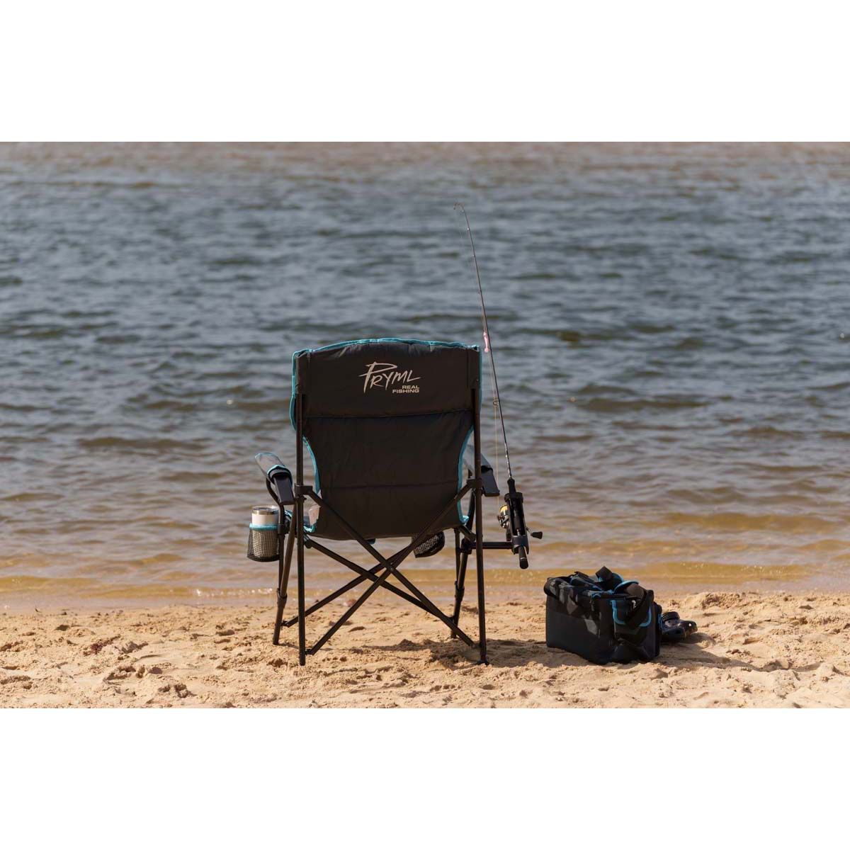 Pryml Premium Fishing Chair with Rod Holders 160kg, , bcf_hi-res