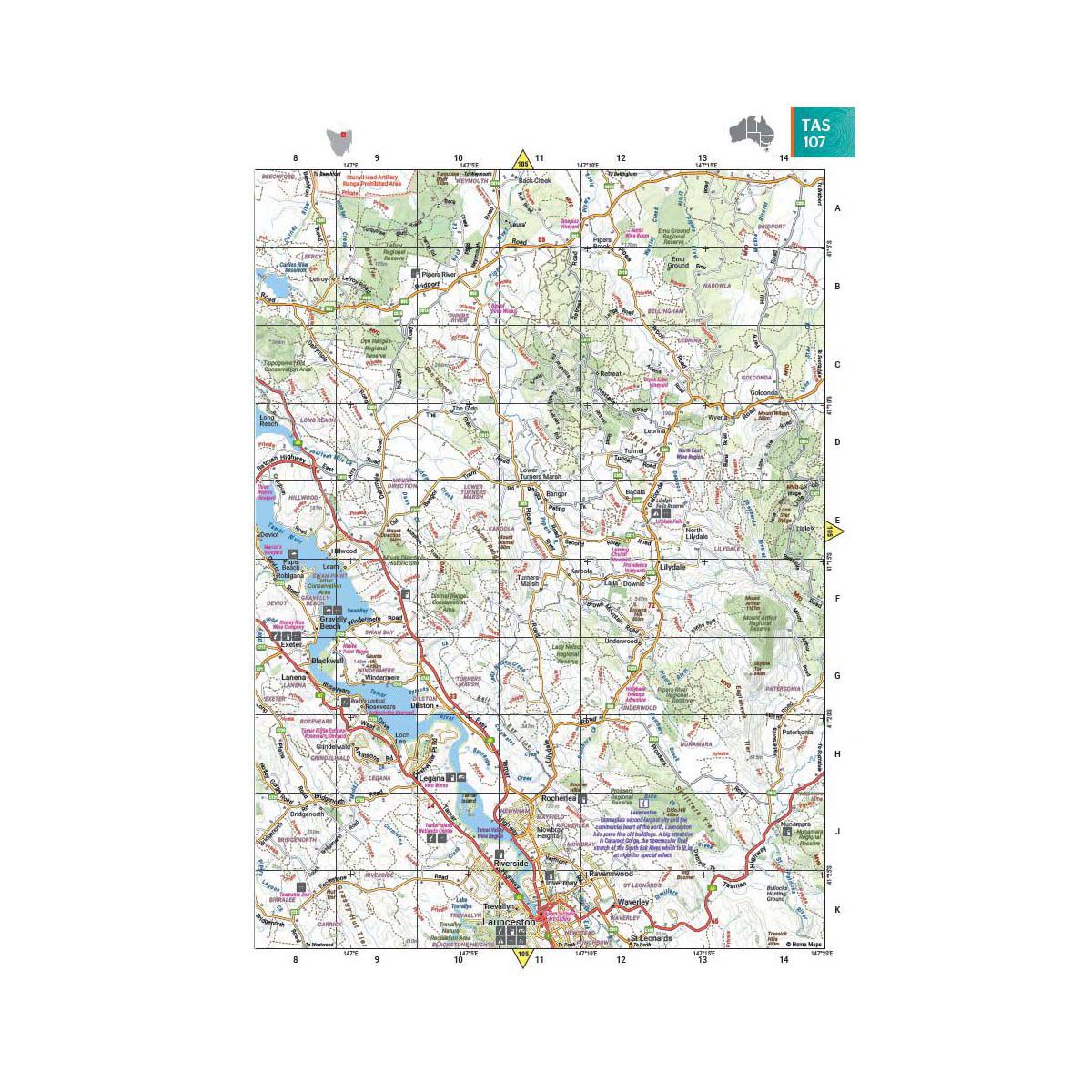 Hema Map Australia Road & 4WD Touring Atlas 215 x 297mm, , bcf_hi-res