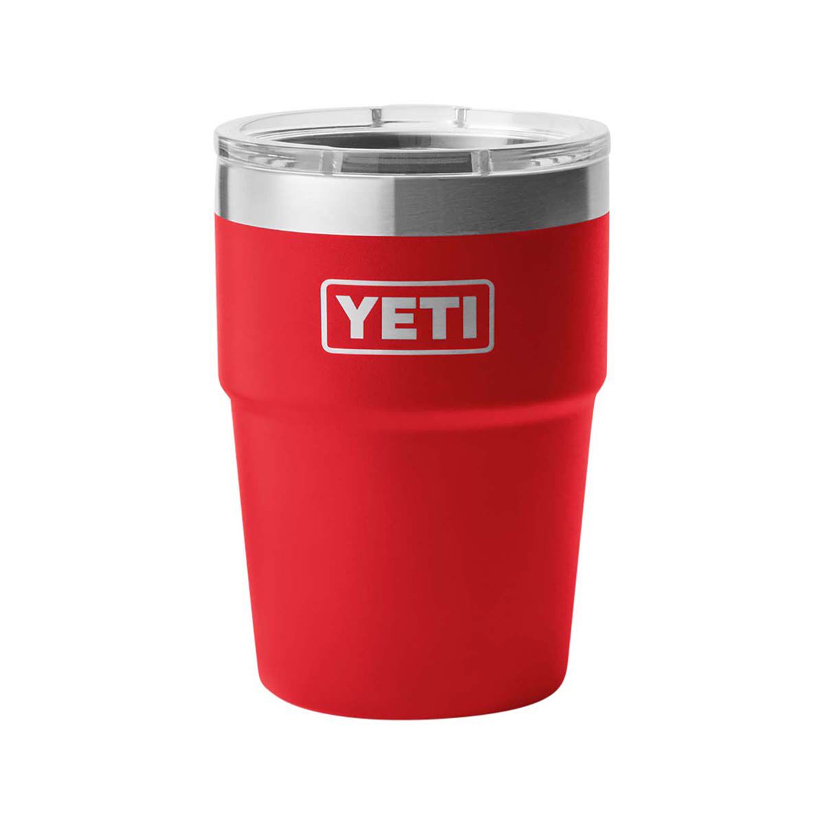YETI&reg; Rambler&reg; Stackable Cup 16 oz (473ml), Rescue Red, bcf_hi-res