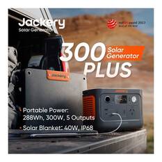 Jackery 300 Plus Solar Generator + SolarSaga 40W Mini Solar Panel, , bcf_hi-res