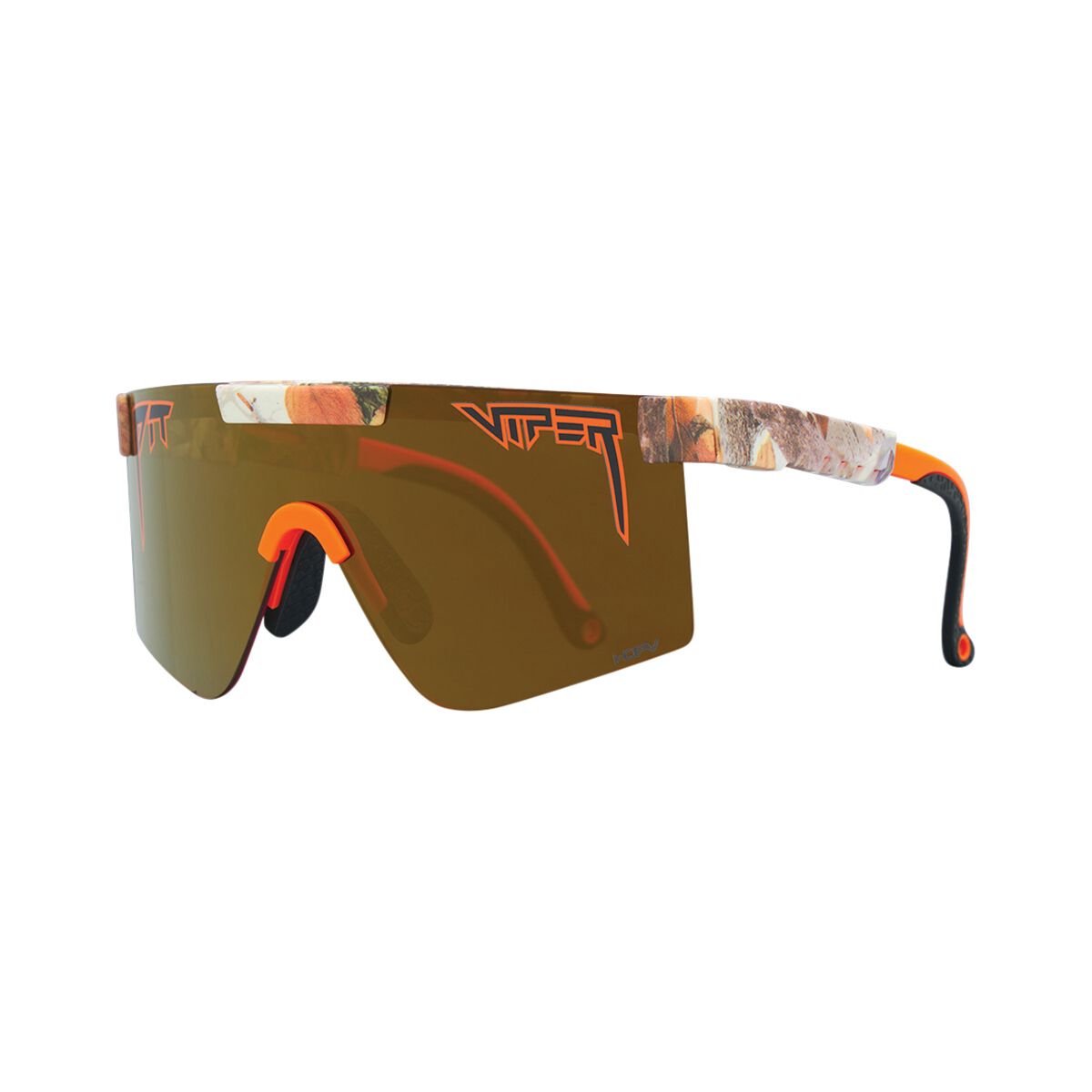 Pit Viper The Actualbush Original Polarised Sunglasses 2.0 Narrow Gold, Gold, bcf_hi-res