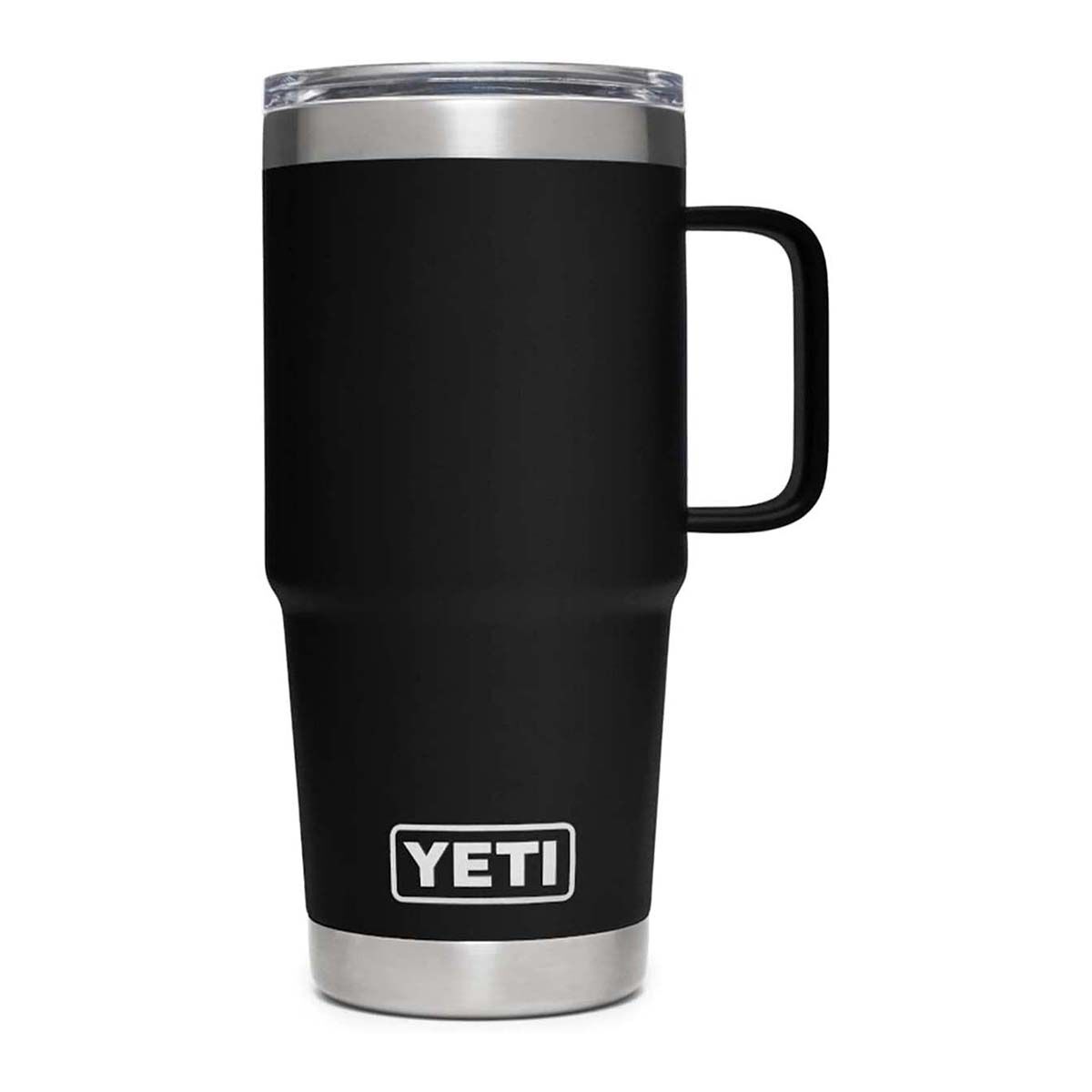 YETI&reg; Rambler&reg; Travel Mug 20 oz (591ml) with Stronghold&trade; Lid Black, Black, bcf_hi-res
