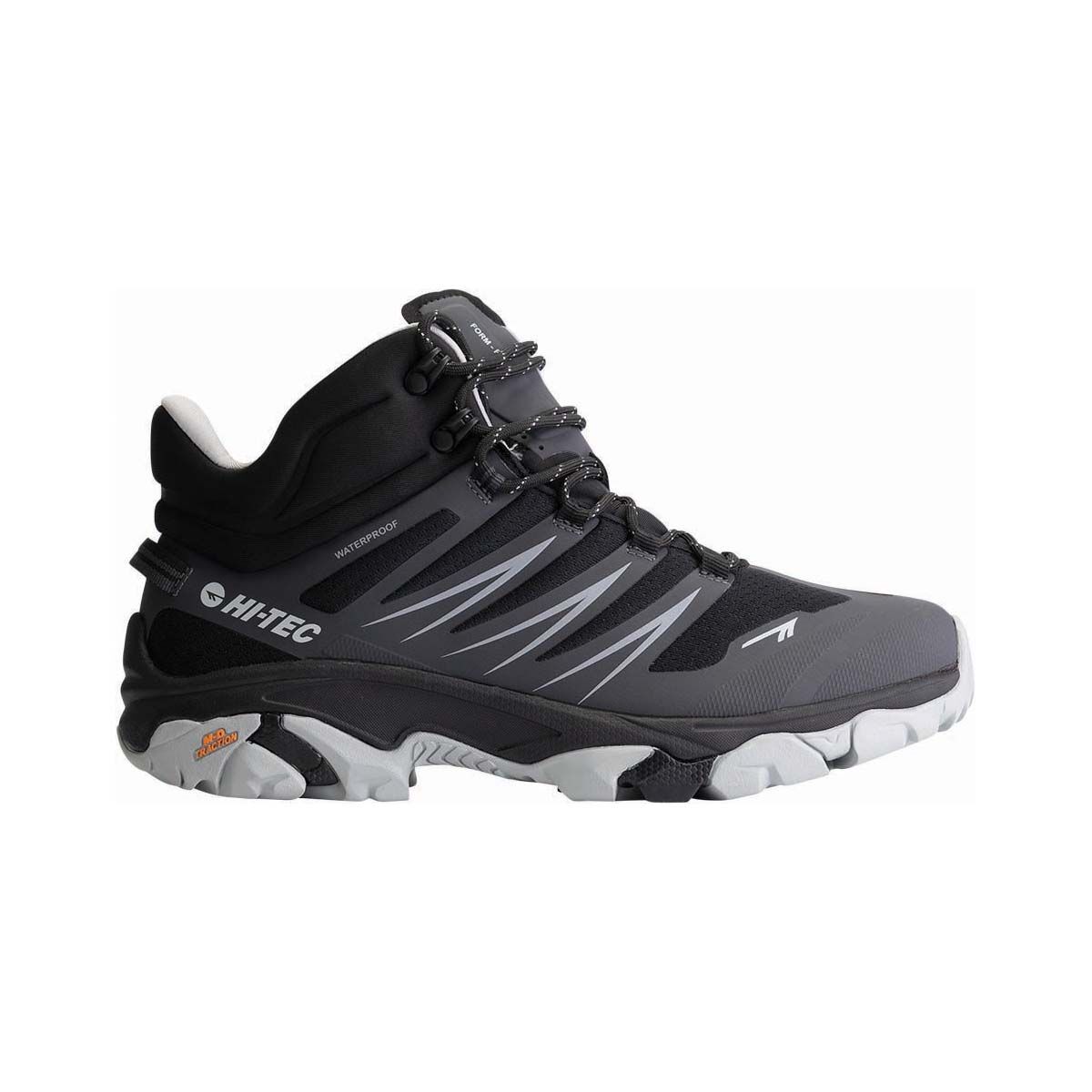 Hi-Tec Men&rsquo;s Tarantula Mid Waterproof Hiking Boots Black / Charcoal 8, Black / Charcoal, bcf_hi-res