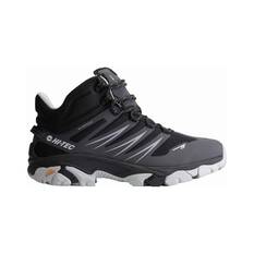 Hi-Tec Men’s Tarantula Mid Waterproof Hiking Boots Black / Charcoal 8, Black / Charcoal, bcf_hi-res