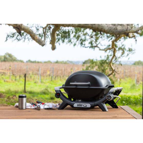 Weber Baby Q Midnight Black (Q1000N) LP BBQ, , bcf_hi-res