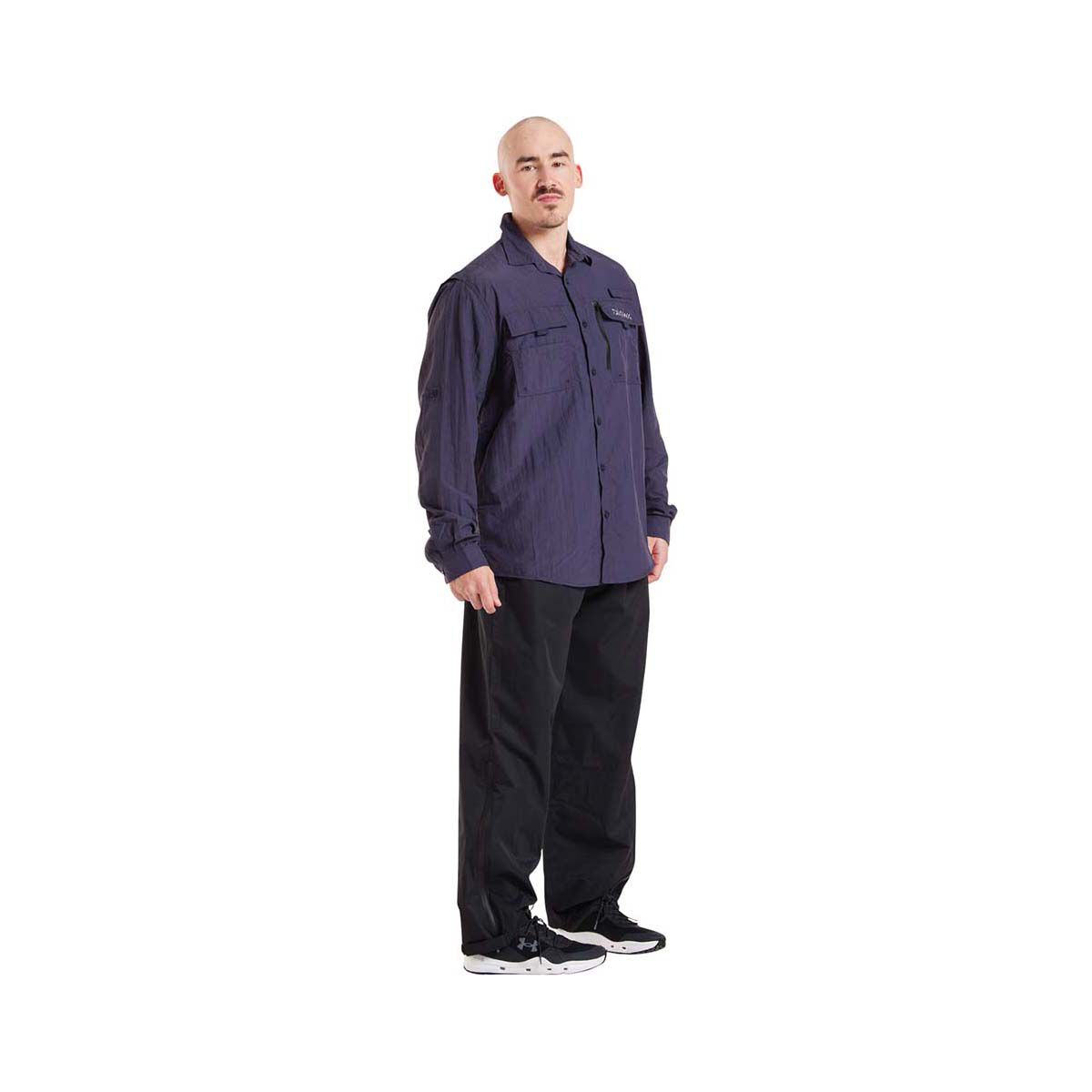 Daiwa Men's Long Sleeve Fishing Shirt Graphite S, Graphite, bcf_hi-res