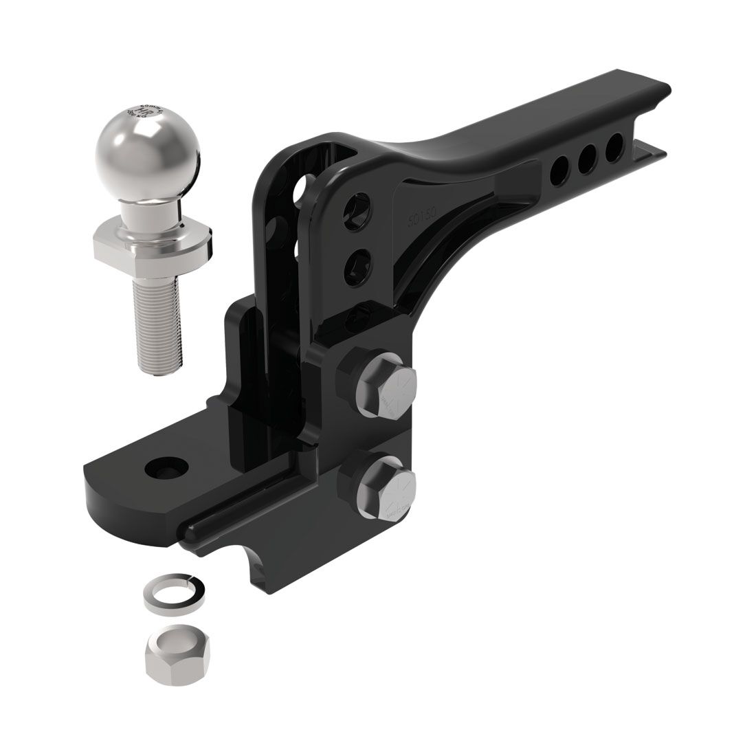 Hayman Reese Tow Ball Mount Kit Adjustable 3500kg, , bcf_hi-res