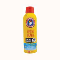 Surf Life Saving SPF50+ Sport Spray Sunscreen 175g, , bcf_hi-res