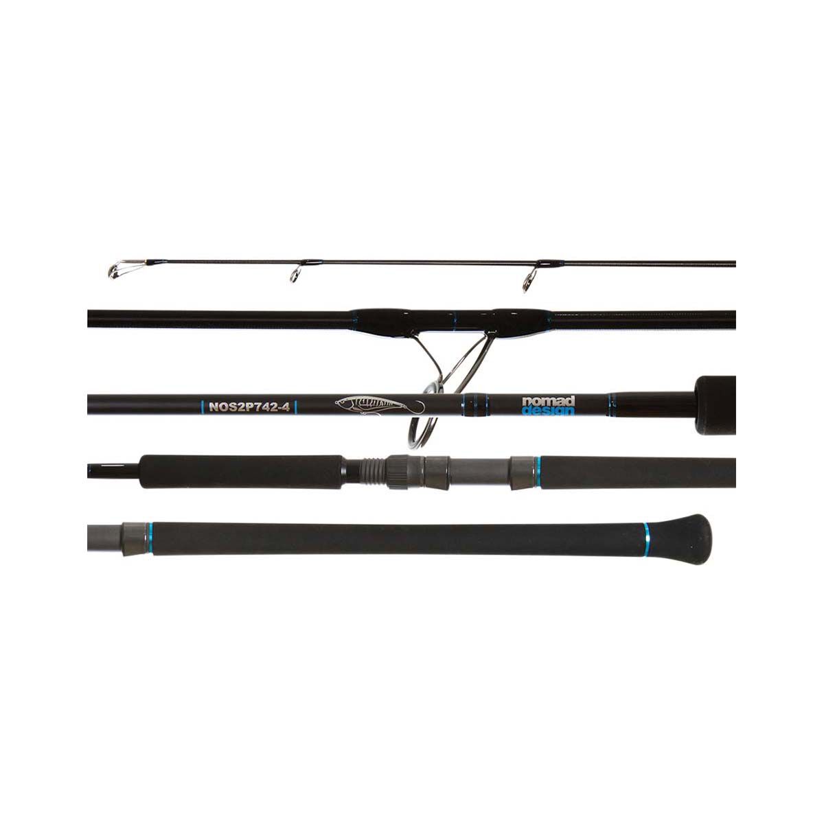 Nomad Spinning Rod Offshore 7ft 4in PE1-2 20lb-40lb, , bcf_hi-res