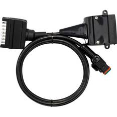 Elecbrakes Flat 7 Pin to Flat 12 Pin Trailer Adaptor, , bcf_hi-res