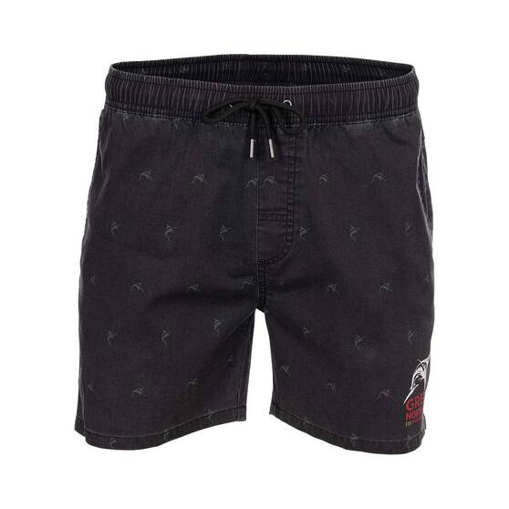 The Great Northern Brewing Co. Men’s Printed Volley Shorts, Black, bcf_hi-res