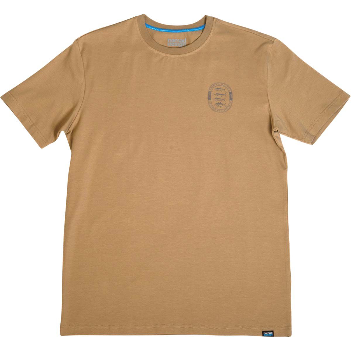 Nomad Men&rsquo;s Trophy Badge Short Sleeve Tee, Stone, bcf_hi-res