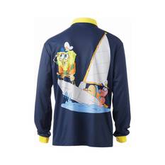 SpongeBob Unisex Fishing Shirt Navy XS, Navy, bcf_hi-res