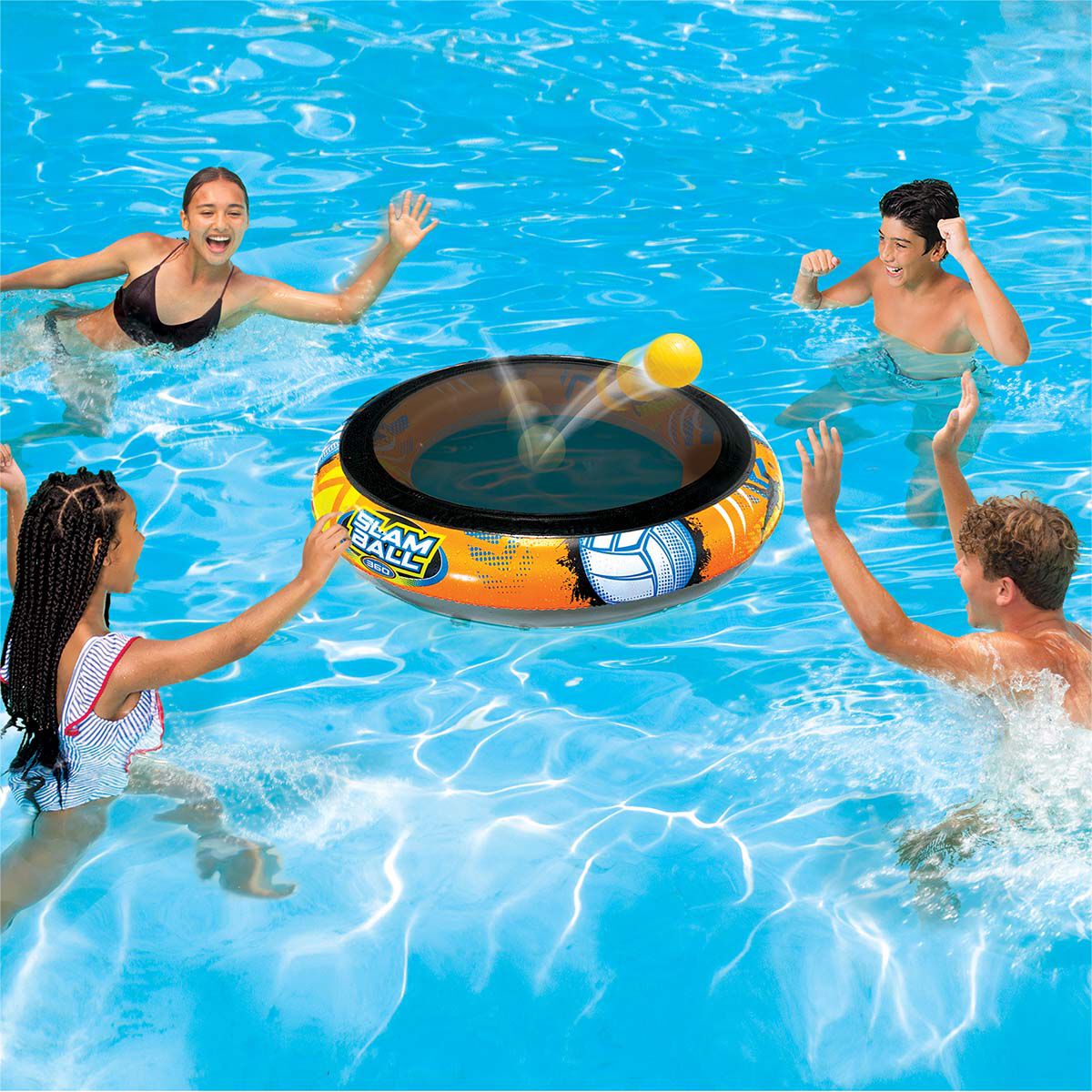 Go Play Slam Ball 360 Inflatable Pool Game, , bcf_hi-res