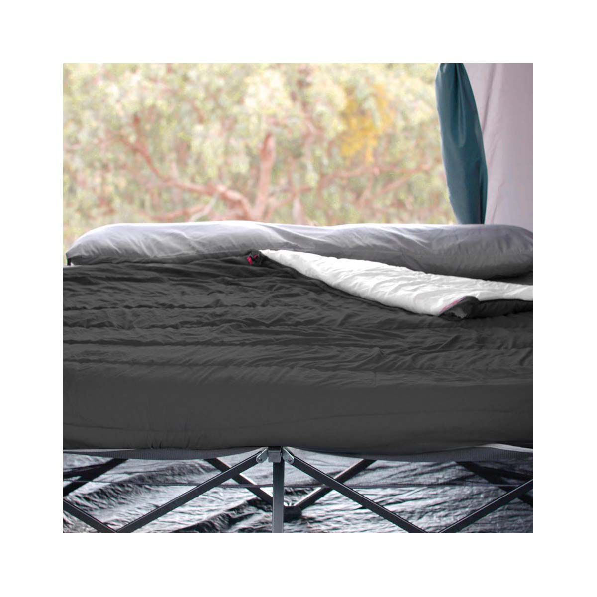 Darche Kozi 0C Grey Adult Sleeping Bag, , bcf_hi-res