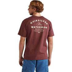 Quiksilver Waterman Men’s Outer Seas Short Sleeve Tee, Red Mahogany, bcf_hi-res