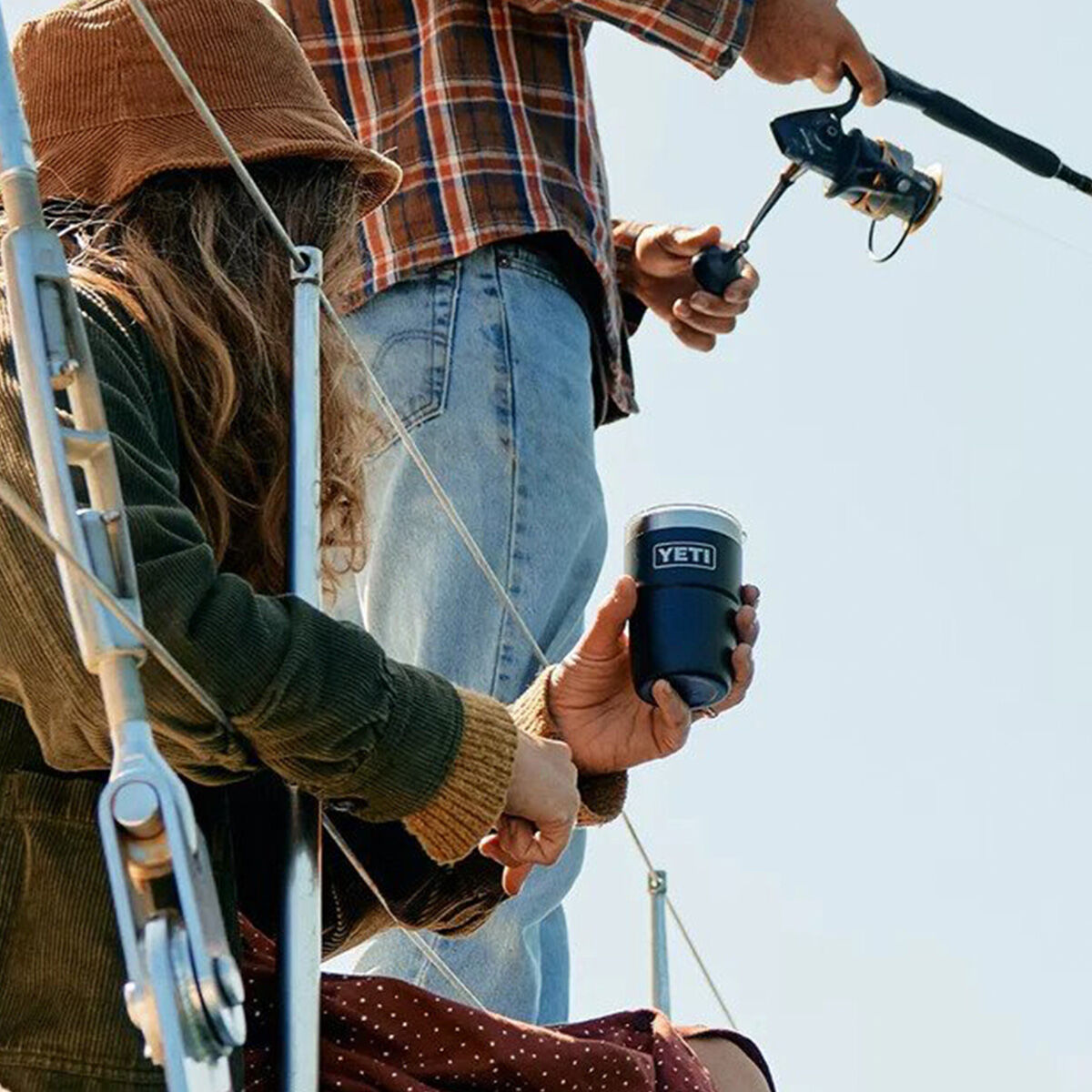 YETI&reg; Rambler&reg; Stackable Cup 8 oz (236ml) Navy, Navy, bcf_hi-res