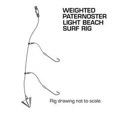 Pryml Weighted Light Surf Rig, , bcf_hi-res