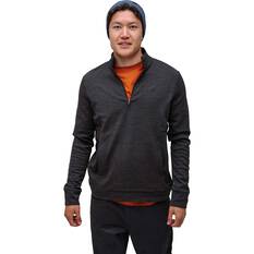 Macpac Men's Craigieburn Merino Blend Pullover, Char Marle, bcf_hi-res