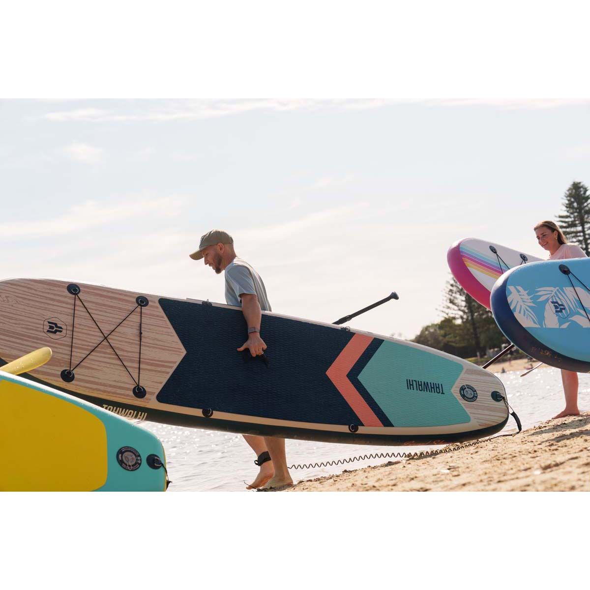 Tahwalhi Inflatable Stand Up Paddle Board 10' 6" - Coral Shores, , bcf_hi-res