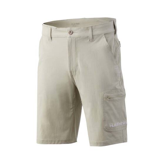 Huk Men's NXTLVL 10.5 Shorts, Khaki, bcf_hi-res