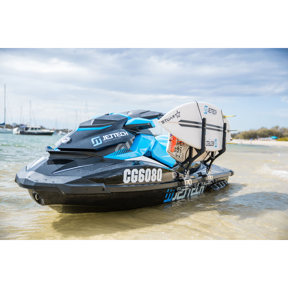 Jet Tech Universal Board Racks Pair Black, , bcf_hi-res