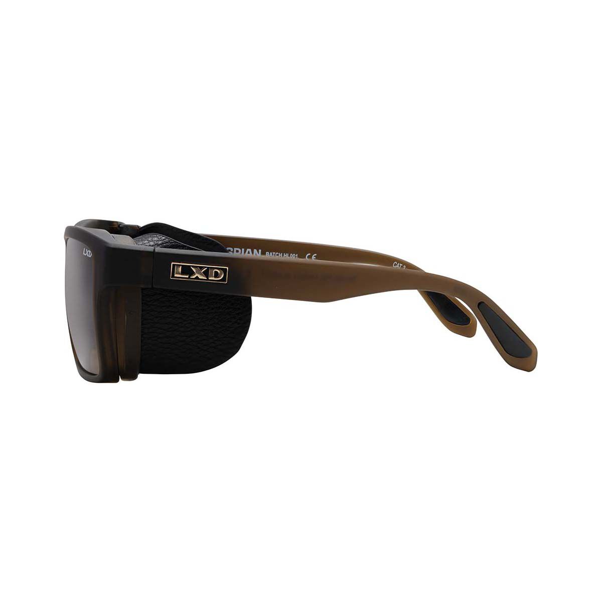 LXD Men&rsquo;s Caspian Polar Sunglasses Matt Brown with Brown Lens, , bcf_hi-res