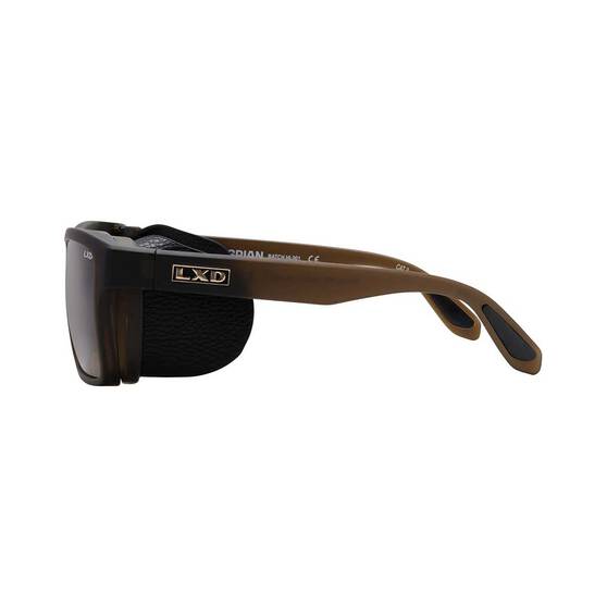LXD Men’s Caspian Polar Sunglasses Matt Brown with Brown Lens, , bcf_hi-res