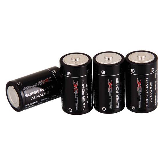 Solution X D Alkaline Batteries 4 Pack, , bcf_hi-res