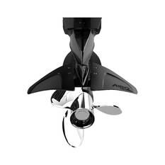 Stingray Airo Hydrofoil Outboard Stabiliser 2 Piece Black, , bcf_hi-res