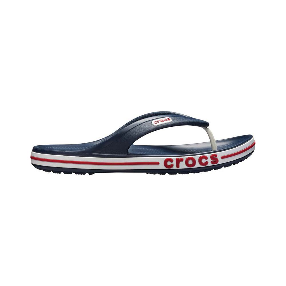 Flip Flops M4 Crocs Crocs Unisex Bayaband Thongs Navy/Pepper M4/W6 BCF