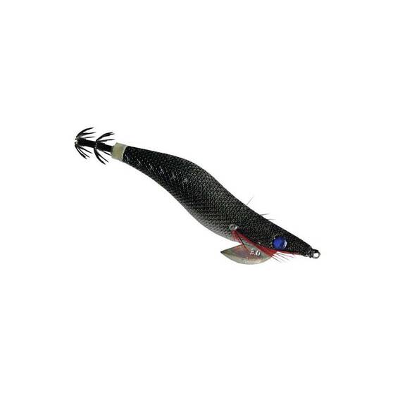 Black Magic Squid Snatcher Squid Jig 3.5 Black Lumo, Black Lumo, bcf_hi-res