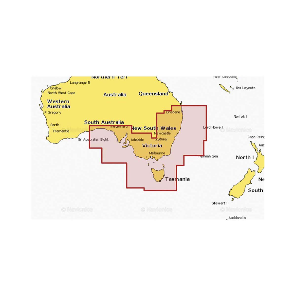Navionics Platinum Plus Australia South East Marine Chart, , bcf_hi-res