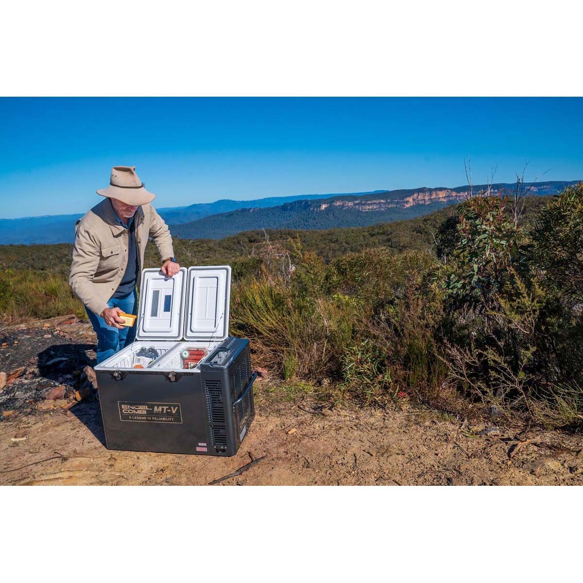 Engel MT-V80JC Combi Twin Door Fridge Freezer 75L, , bcf_hi-res