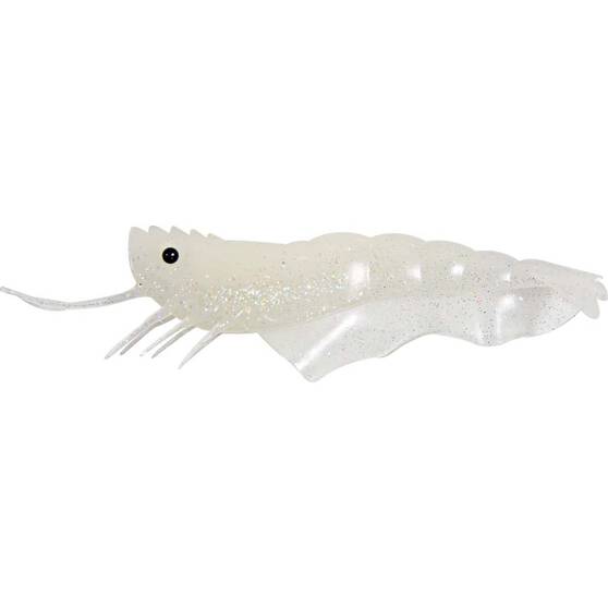 Fishcraft Dr Prawn Unrigged Soft Plastic Lure 3in Glacier, Glacier, bcf_hi-res